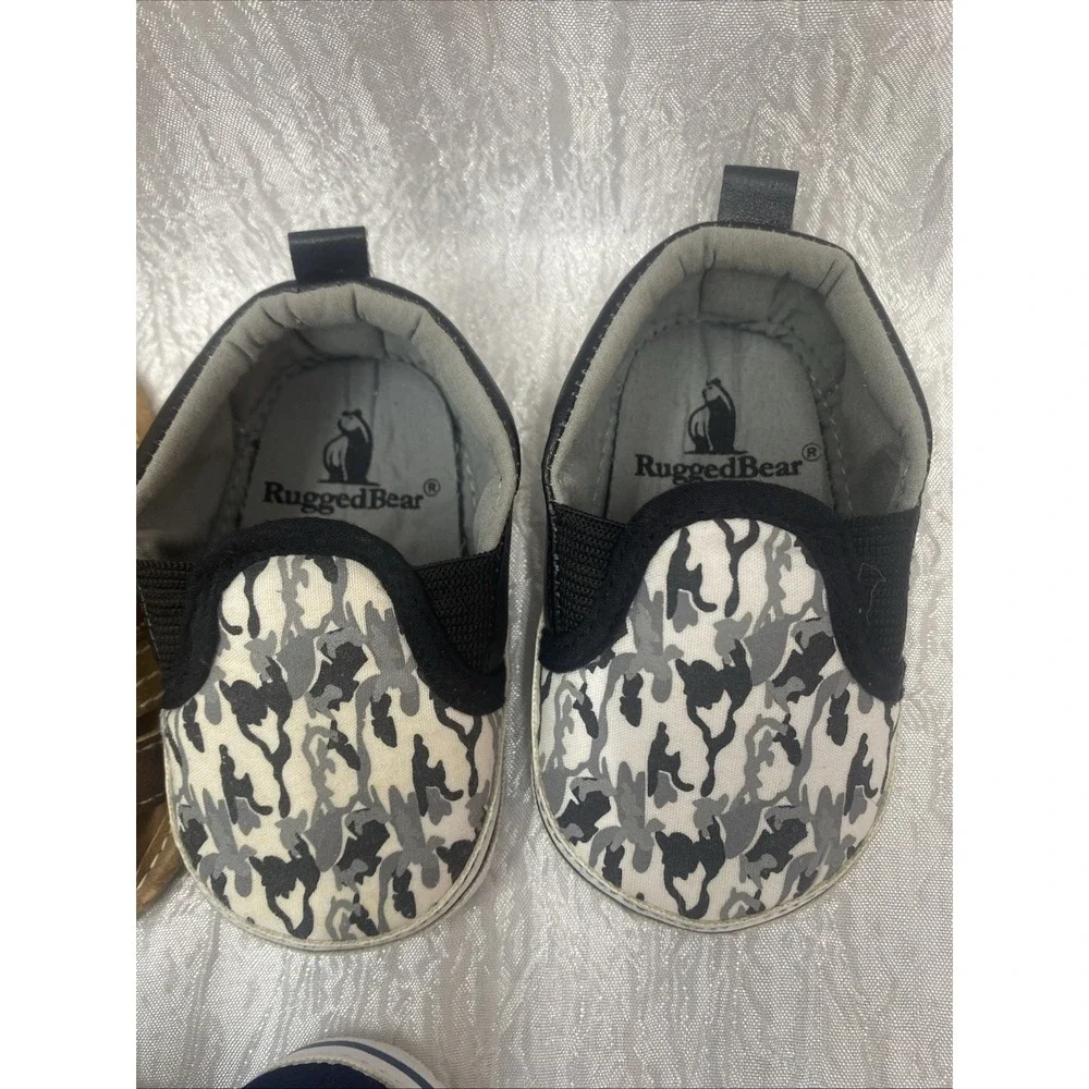 Infant‎ Baby Boy Shoes Lot Set Of  3 Size 3 Months